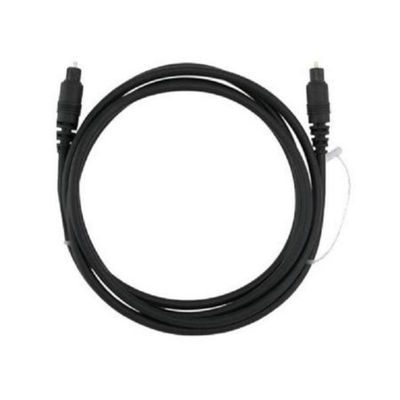 Cabo Optico Audio Digital Toslink 2 Metros Banhado A Ouro