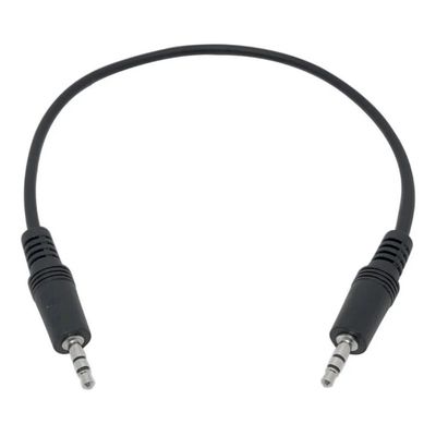 Kit 2 Cabos Auxiliar P2 X P2 Macho 30cm Para celular