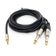 Cabo P2 Estéreo X 2 P10 Mono Blindado 100% Promoção 3 Mts