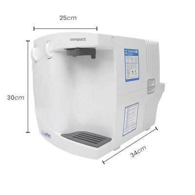 Purificador de água – Compact gel Ulfer – Branco – Água gelada e natural – 10 etapas de filtragem 127v