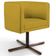Poltrona Decorativa Giratória Base X Betina D02 Veludo Mostarda C-279 - Lyam Decor