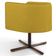 Poltrona Decorativa Giratória Base X Betina D02 Veludo Mostarda C-279 - Lyam Decor