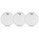 Kit 3 Peles Porosas para Bateria 10" Branca New York