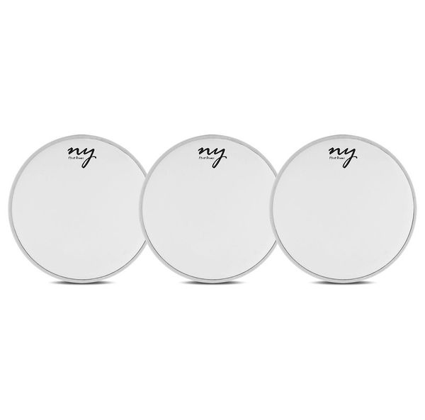 Kit 3 Peles Porosas para Bateria 10" Branca New York