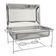 Rechaud Inox Tramontina Banho Maria 9,06L de Fogareiro Cuba 1/1 Buffet Evento
