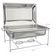 Rechaud Inox Tramontina Banho Maria 9,06L de Fogareiro Cuba 1/1 Buffet Evento
