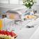 Rechaud Inox Tramontina Banho Maria 9,06L de Fogareiro Cuba 1/1 Buffet Evento