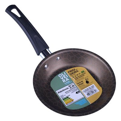 Frigideira Francesa Exclusive Vermelha Alumínio Oliveira 16cm