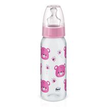 Mamadeira Fiona Desenhos Rosa 240ml