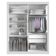 Guarda Roupa Solteiro 2 Portas Milano Com Espelho Branco – Leifer Móveis