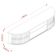 Estante Home Theater Com Bancada Suspensa Monte Carlo Calacata Off White – Madetec