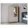 Guarda Roupa Solteiro Cordoba 2 Portas Damasco Off White – Poquema