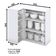 Armário Aéreo Canto Reto 1 Porta Nova York Branco Hp – Henn