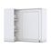 Armário Aéreo Canto Reto 1 Porta Nova York Branco Hp – Henn