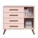 Cômoda Sapateira Q Encanto 3825 Retrô Rosa – Qmovi