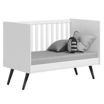 Berço Americano 3820 E Cômoda Infantil 3825 Q Encanto Retrô Rosa Com Colchão Gazin - Qmovi