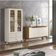 Cristaleira Liz E Aparador Buffet Ambar Off White Nature – Henn