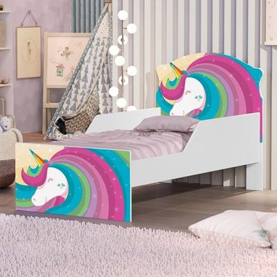 Mini Cama Unicórnio Colorido