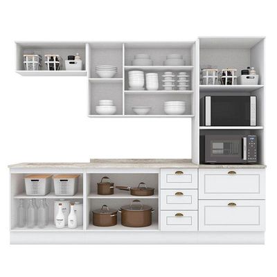 Cozinha Modulada Americana 7 Peças Branco Hp – Henn