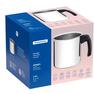 Fervedor Allegra Tramontina Inox 1,4L Cabo de Baquelite 12cm