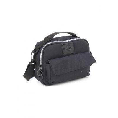 Bolsa Transversal Feminina Crinkle Nylon Up4You BE60148UP Preto