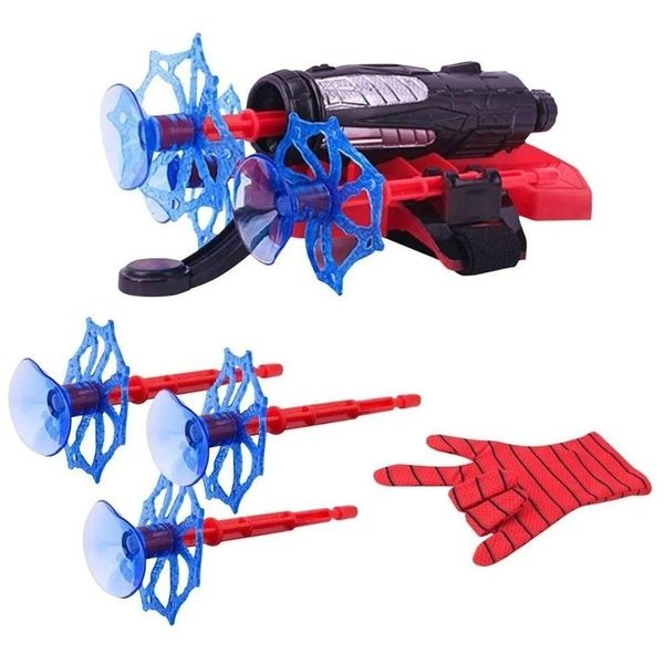 Luva Lança Teia Homem Aranha Brinquedo Presente Meninos