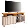Rack Bancada Rivera 1.3 Com Mesa De Centro Cadenza Off White Cinamomo – Hb Móveis