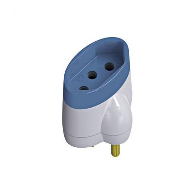 Pino Adaptador Daneva 2p+t 15a 250v Dn1633 Cor Sortida