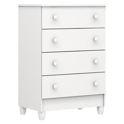 Berço Americano Lara E Cômoda Gaveteiro Mel Flat Branco Brilho Com Colchão Gazin – Carolina