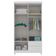 Quarto Bebê 4 Portas Ternura Baby E Mini Berço Moisés Alegria Com Colchão Branco Flex - Incorplac
