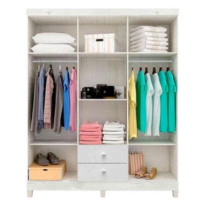 Quarto Bebê 6 Portas Com Gaveteiro Ternura Baby E Mini Berço Moisés Alegria Com Colchão - Incorplac