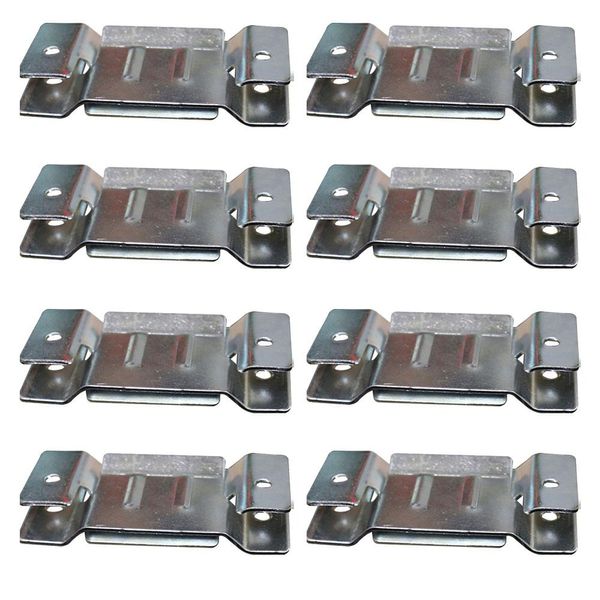 8 Pares de Conector de Encaixe para Móveis Sofá Cabeceira Painel Zincado G59
