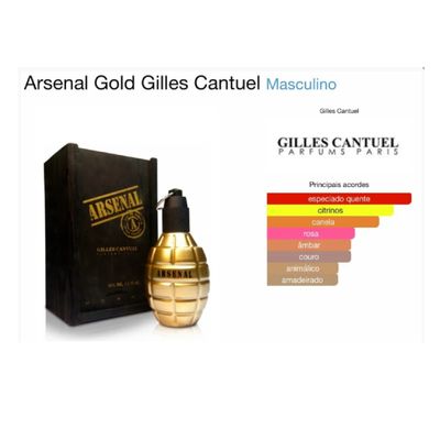 Arsenal Golden Masculino Eau De Parfum 100ML
