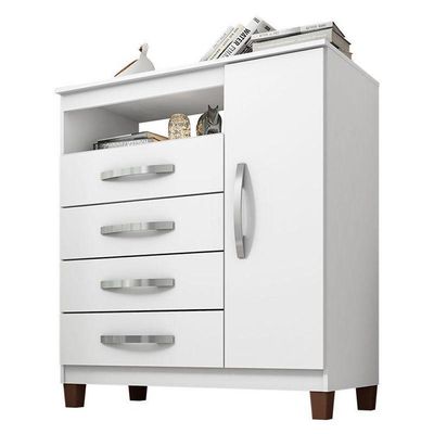 Cômoda Sapateira Ambiente Cannes Branco - Incorplac