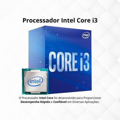 Computador Completo Intel Core I3 16gb Ssd 240gb Monitor Led 19'' Windows