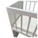 Mini Berço Moisés Alegria Com Colchão E Guarda Roupa Ternura Baby 4 Portas Branco Flex - Incorplac