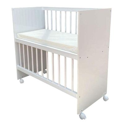 Mini Berço Moisés Alegria Com Colchão E Guarda Roupa Ternura Baby 4 Portas Branco Flex - Incorplac