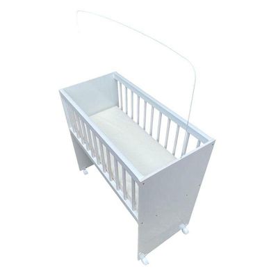 Mini Berço Moisés Alegria Branco Brilho Com Colchão ? Veronez