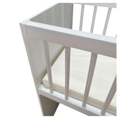 Quarto Bebê 3 Portas Com Gaveteiro Ternura Baby E Mini Berço Moisés Alegria Com Colchão - Incorplac