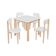 Kit Colore Mesa Com 4 Cadeiras Infantil Branca