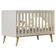 Berço Americano E Cômoda Infantil Ludmila Off White Bétula Com Colchão Ortobom - Carolina Baby