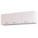 Armário Aéreo Para Cozinha 3 Portas 120 Cm Branco Brilho - Poquema