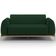Sofá 3 Lugares Para Sala De Estar Molino 210 Cm D02 Pés D'ouro Veludo Verde Musgo C-303 - Lyam Decor