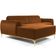 Sofá 4 Lugares com Chaise Esquerdo Para Sala Molino 255cm D02 Veludo Telha C-262 - Lyam Decor