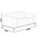 Sofá 3 Lugares Para Sala de Estar Molino 180 cm D02 Pés D'Ouro Linho Cinza Escuro C-416 - Lyam Decor
