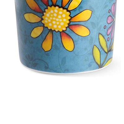 Açucareiro em porcelana Egan Italy Bellamore 240ml azul