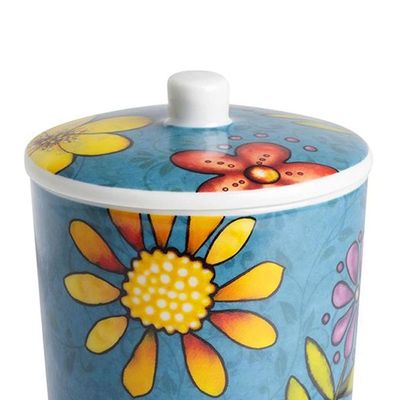 Açucareiro em porcelana Egan Italy Bellamore 240ml azul