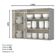Armário Aéreo 3 Portas 120 Cm Nova York Cinza – Henn