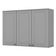 Armário Aéreo 3 Portas 120 Cm Nova York Cinza – Henn