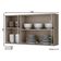 Armário Aéreo Connect 3 Portas 120 Cm Duna Cristal – Henn